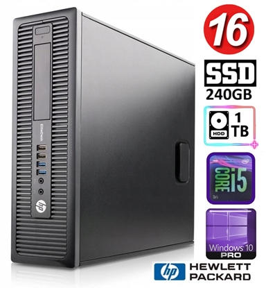 Attēls no HP 600 G1 SFF i5-4570 16GB 240SSD+1TB WIN10PRO/W7P