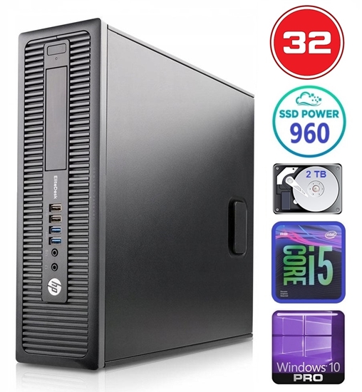 Изображение HP 600 G1 SFF i5-4570 32GB 960SSD+2TB WIN10Pro