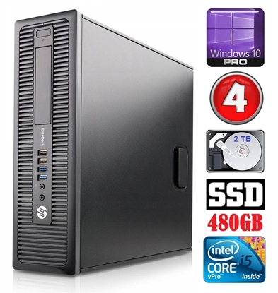 Attēls no HP 600 G1 SFF i5-4570 4GB 480SSD+2TB WIN10PRO/W7P