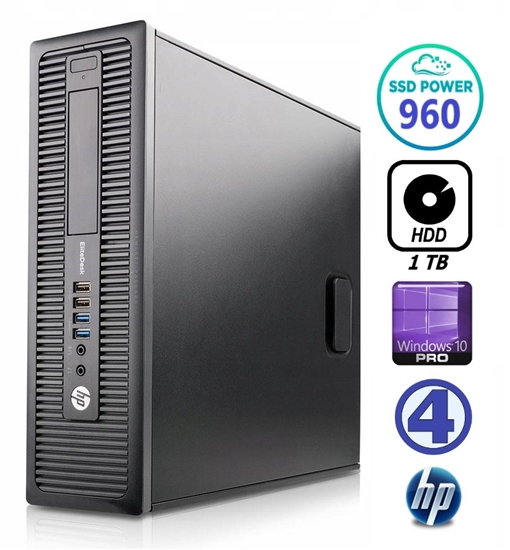 Picture of HP 600 G1 SFF i5-4570 4GB 960SSD+1TB WIN10PRO/W7P