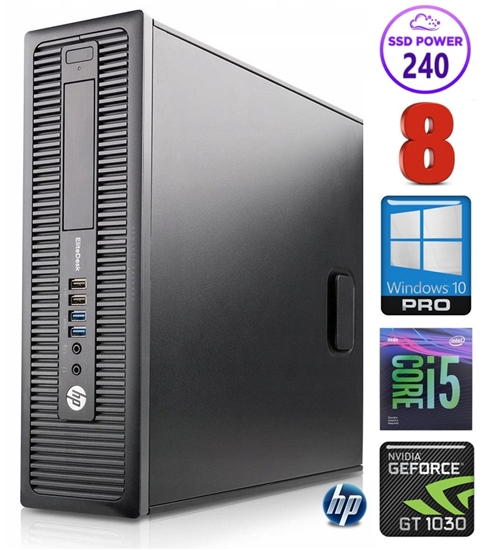 Изображение HP 600 G1 SFF i5-4570 8GB 240SSD GT1030 2GB WIN10Pro