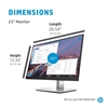 Picture of HP E-Series E23 G4 computer monitor 58.4 cm (23") 1920 x 1080 pixels Full HD LCD Black, Silver