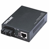 Picture of Intellinet Fast Ethernet Media Converter, 10/100Base-Tx to 100Base-Fx (SC) Multi-Mode, 2 km (1.24 mi) (Euro 2-pin plug)