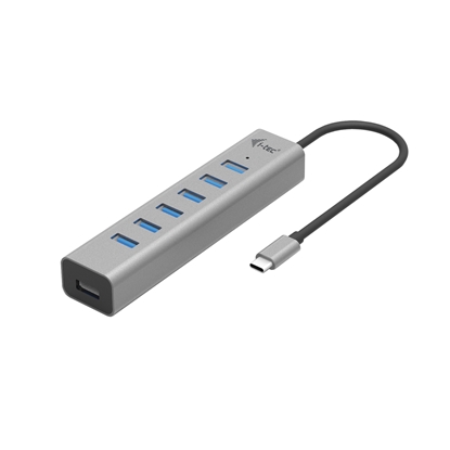 Attēls no I-TEC USB-C Charging Metal HUB 7 Port