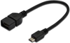 Изображение DIGITUS USB Adapter/Konverter, OTG, 0,2m, schwarz