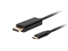 Picture of Kabel USB-C(M)->Displayport(M) 1M 4K 60HZ czarny