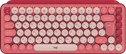 Attēls no Klaviatūra Logitech POP Keys Heartbreaker Rose