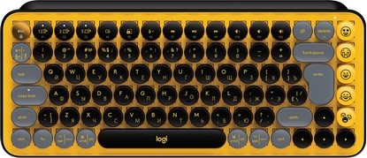 Изображение Klaviatūra Logitech POP Keys Yellow