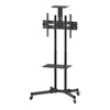 Picture of Manhattan TV & Monitor Mount, Trolley Stand, 1 screen, Screen Sizes: 37-65", Black, VESA 200x200 to 600x400mm, Max 40kg, LFD, Lifetime Warranty