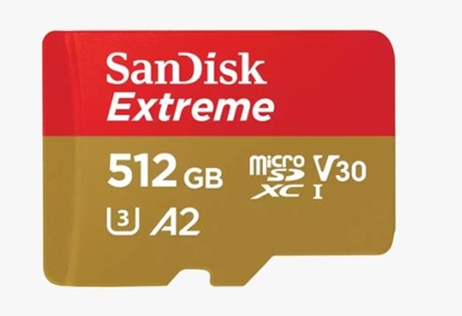 Attēls no MEMORY MICRO SDXC 512GB UHS-I/W/A SDSQXAV-512G-GN6MA SANDISK