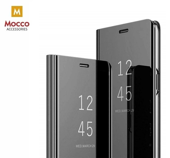 Picture of Mocco Clear View Cover Case For Xiaomi Redmi Note 8 Black