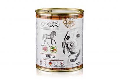 Picture of O'CANIS canned dog food- wet food- horse meat with potato- 800 g