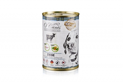 Picture of O'CANIS canned dog food- wet food-goat with potatoes- 400 g