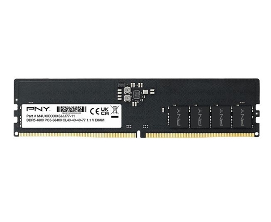 Изображение Pamięć PNY Performance, DDR5, 8 GB, 4800MHz, CL40 (MD8GSD54800-TB)