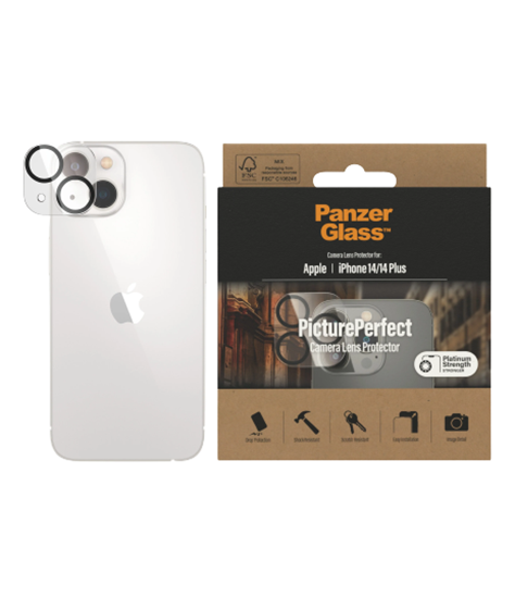 Изображение PanzerGlass | Camera Lens Protection | PicturePerfect | Apple | iPhone 14/14 Plus | Glass | Transparent