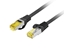 Изображение Patchcord kat.6a S/FTP LSZH CU 0.25m fluke passed czarny