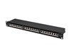 Picture of Patchpanel 24 port 1U KAT6A EK. PPSA-1024-B Czarny