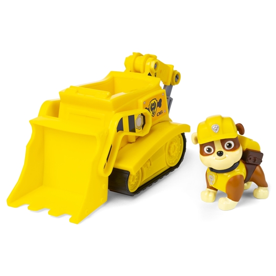 Picture of PAW Patrol , Rubble’s Bulldozer Vehicle with Collectible Figure, for Kids Aged 3 and Up