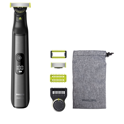 Attēls no Philips OneBlade Pro Face and Body QP6551/17, 14-length precision comb, Wet and Dry use, LED digital display