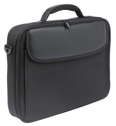 Picture of PORT DESIGNS | 105064 | HANOI II CLAMSHELL | Fits up to size 15.6 " | Messenger - Briefcase | Black | Shoulder strap