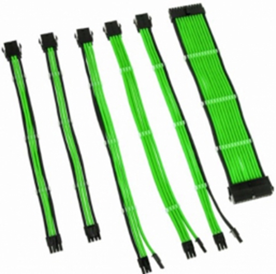 Изображение PSU Kabeļu Pagarinātāji Kolink Core 6 Cables Green