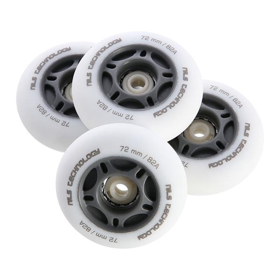 Picture of PU 72x24 82A LED-3 WHITE WHEELS (4 pcs) NILS EXTREME