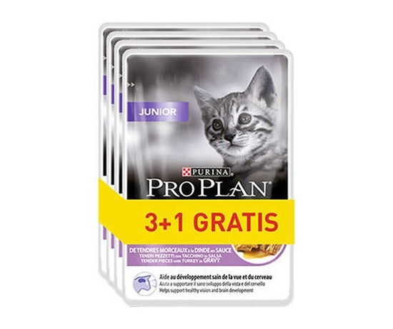 Изображение PURINA Pro Plan Junior Turkey - wet cat food - 85g 3+1