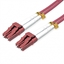 Изображение ROLINE Fibre Optic Jumper Cable, 50/125 µm, OM4, LC/LC, Armored, violet, 1 m