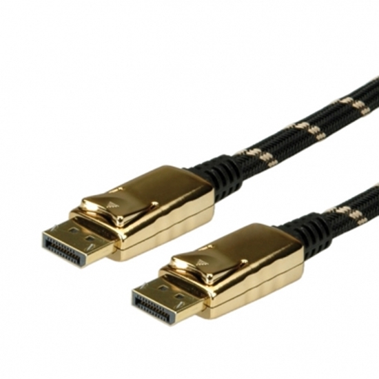 Изображение ROLINE GOLD DisplayPort Cable, DP-DP, M/M, 10.0 m