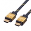 Изображение ROLINE GOLD HDMI High Speed Cable + Ethernet, M/M, 3 m