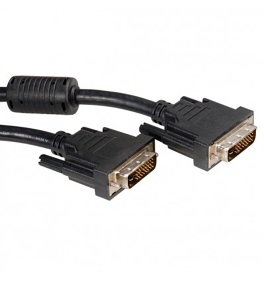 Picture of ROLINE Monitor Cable, DVI M - DVI M, (24+1) dual link 1 m