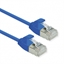 Picture of ROLINE U/FTP DataCenter Patch Cord Cat.6A (Class EA), LSOH, slim, blue, 0.3 m