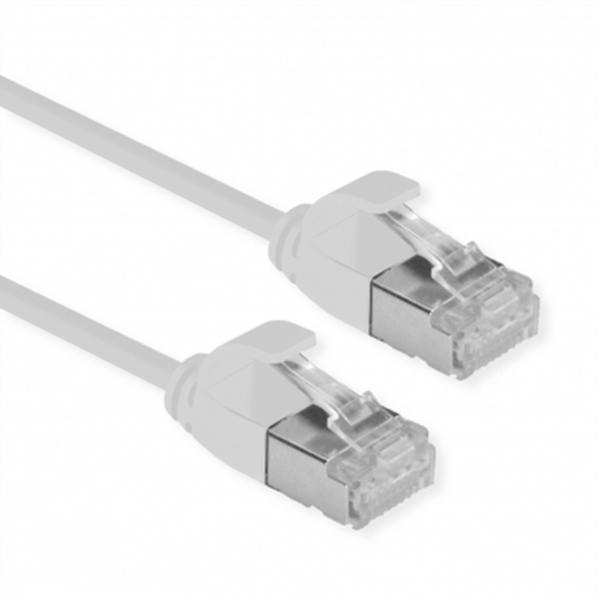 Picture of ROLINE U/FTP DataCenter Patch Cord Cat.6A (Class EA), LSOH, slim, grey, 0.15 m