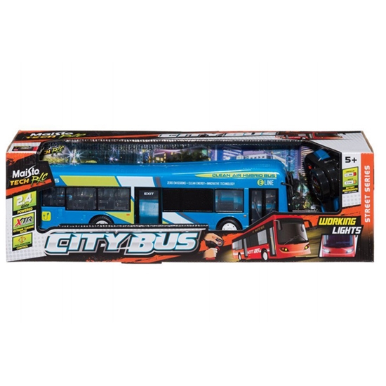 Picture of Rot. Autobus Maisto Tech R/C City bus 33cm 27MHz