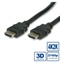 Attēls no Secomp HDMI Ultra HD Cable with Ethernet, M/M, black, 2.0 m