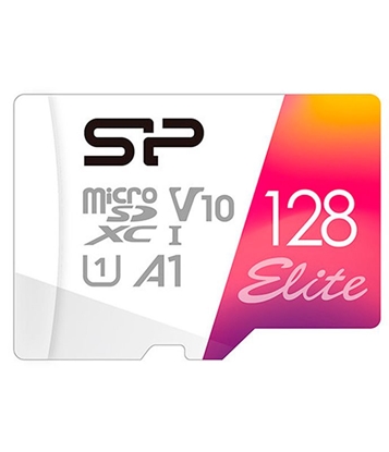 Picture of Silicon Power memory card microSDXC 128GB Elite + adapter