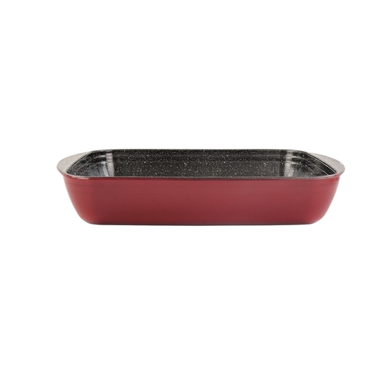 Picture of Stoneline | Yes | Casserole dish | 21477 | Red | 4.5 L | 40x27 cm | Borosilicate glass | Dishwasher proof