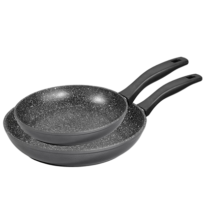 Attēls no Stoneline | Pan Set of 2 | 6937 | Frying | Diameter 24/28 cm | Suitable for induction hob | Fixed handle | Anthracite
