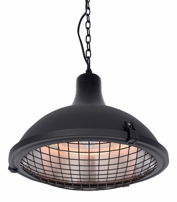 Picture of SUNRED | Heater | IND-2100H, Indus II Bright Hanging | Infrared | 2100 W | Black | IP44