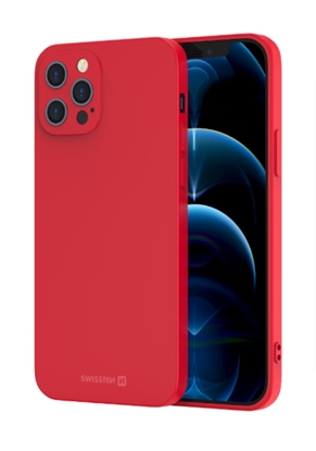 Изображение Swissten Soft Joy Silicone Case for Apple iPhone 14 Pro Max Red