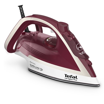 Attēls no Tefal Ultimate Pure FV6810 Steam iron 2800 W Red, Silver