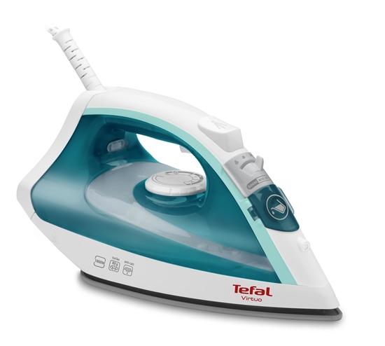 Изображение Tefal Virtuo FV1710 Steam iron Non-stick soleplate 1800 W Green, White