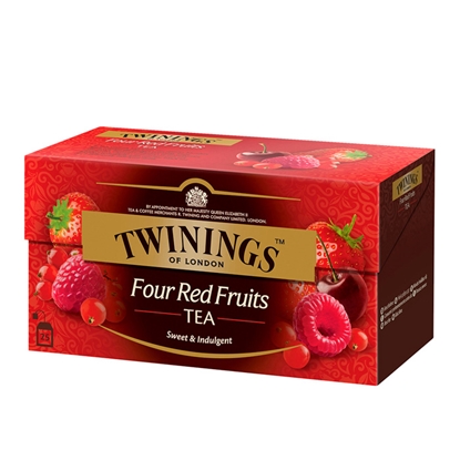 Изображение Tēja melnā Twinings 4 RED FRUIT 25gab.