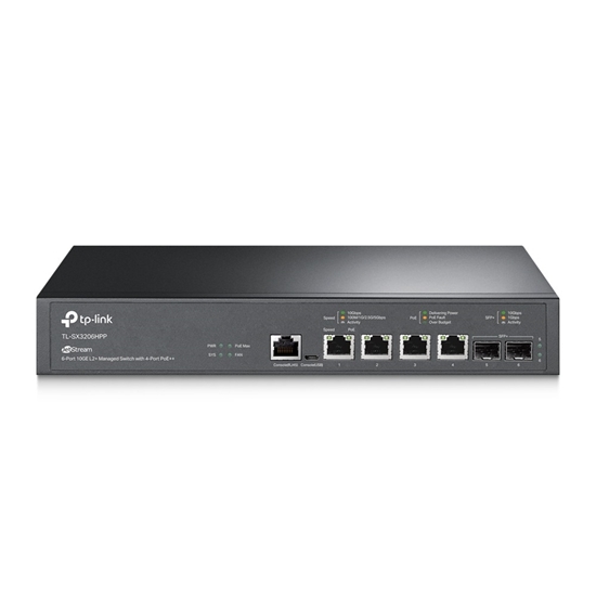 Изображение TP-Link JetStream 6-Port 10GE L2+ Managed Switch with 4-Port PoE++