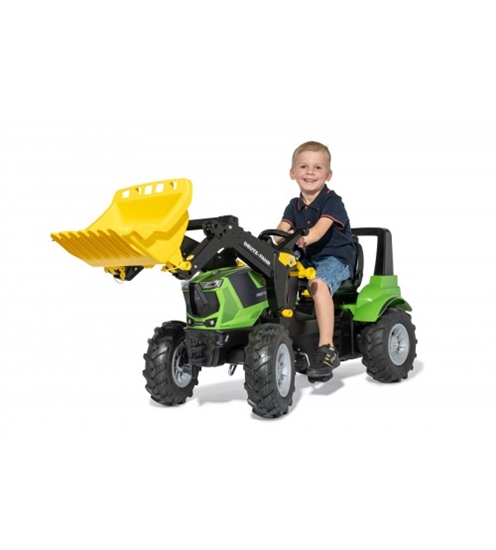 Picture of Traktors ar pedāļiem ar kausu un piepūš. riteņ. rollyFarmtrac Premium II Deutz 8280 TTV (3 - 8 gadiem ) Vācija 730094