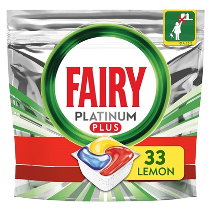 Изображение Trauku mazg.kapsulas Fairy Platinum Plus Lemon 33gab.