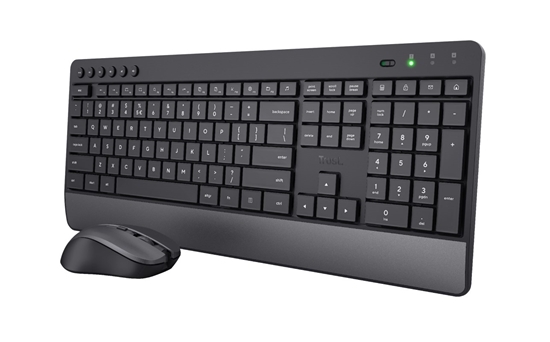 Picture of Trust Trezo keyboard Mouse included Universal RF Wireless QWERTY US English Black