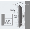 Изображение Uchwyt ścienny do TV LCD/LED 13-30cali 23kg VESA pełna regulacja biały