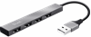 Изображение USB Centrmezgls Trust Halyx Aluminium 4-Port Mini USB Hub Silver