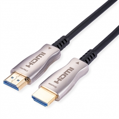 Изображение VALUE Cable UHD HDMI Active Optical (AOC), M/M, 15 m